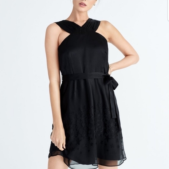 NWT Rachel Roy Ophelia Star-Printed A-line Dress - Picture 5 of 13